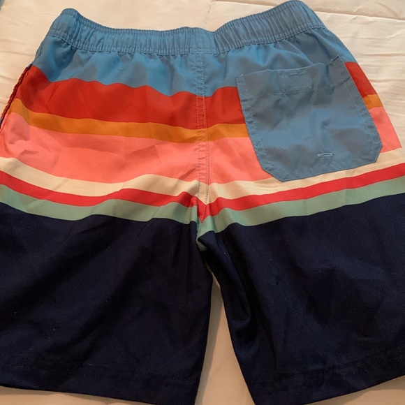 Cat and Jack multi colored swim trunks. Boys medium - Picture 2 of 3